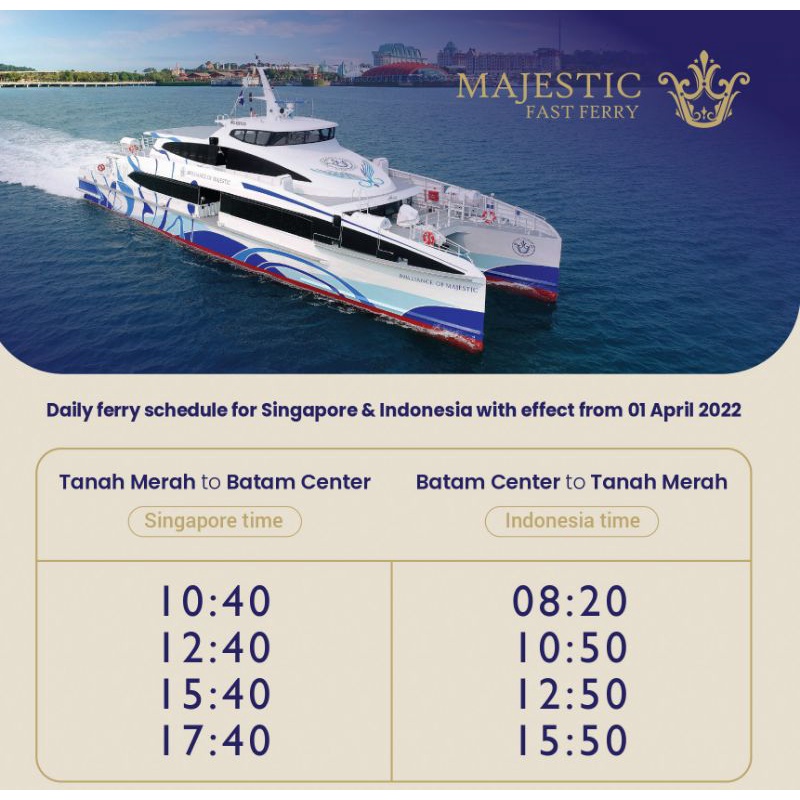 tiket Ferry Batam singapore