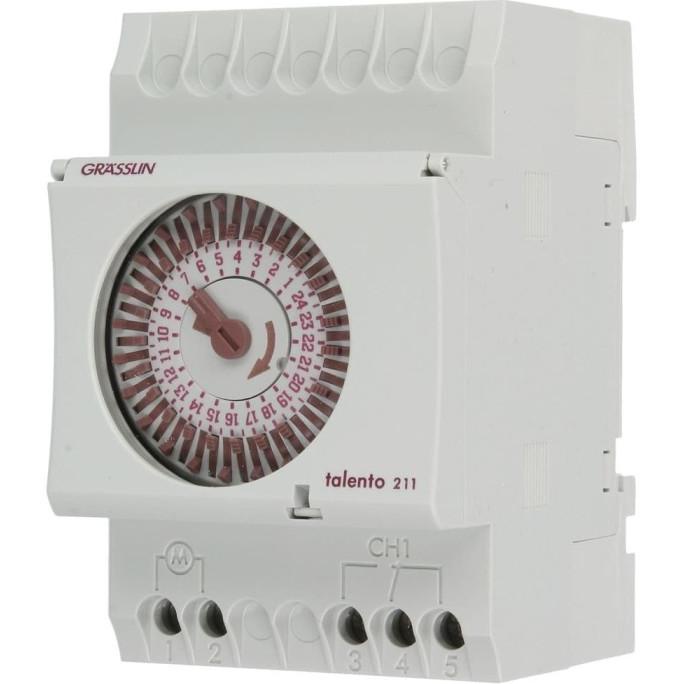 $$$$] Talento 211 Timer, GRASSLIN, 1 Channel Analogue DIN Rail Switch