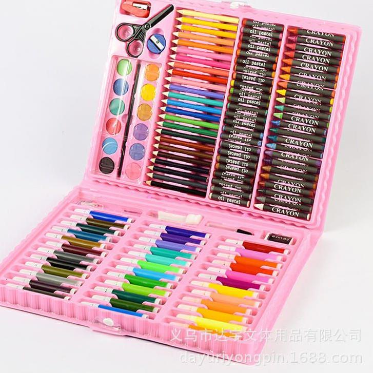 

LANGSUNG KIRIM.. Oil Pastel Crayon Krayon Spidol Warna Komplit Isi 150 Pcs Per Box Lipat Alat Gambar Lukis Lengkap