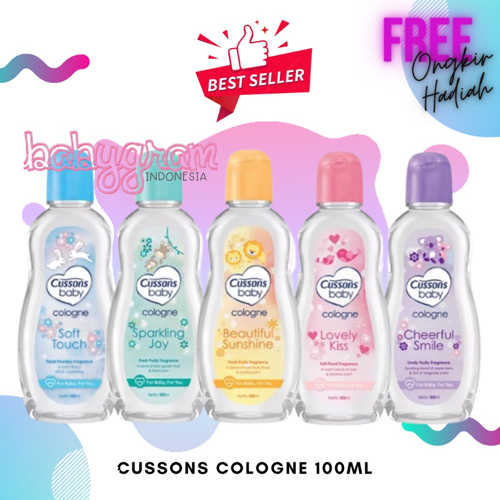 Cussons Baby Cologne 100ml / Cusson Bayi Parfum 100 minyak wangi bayi