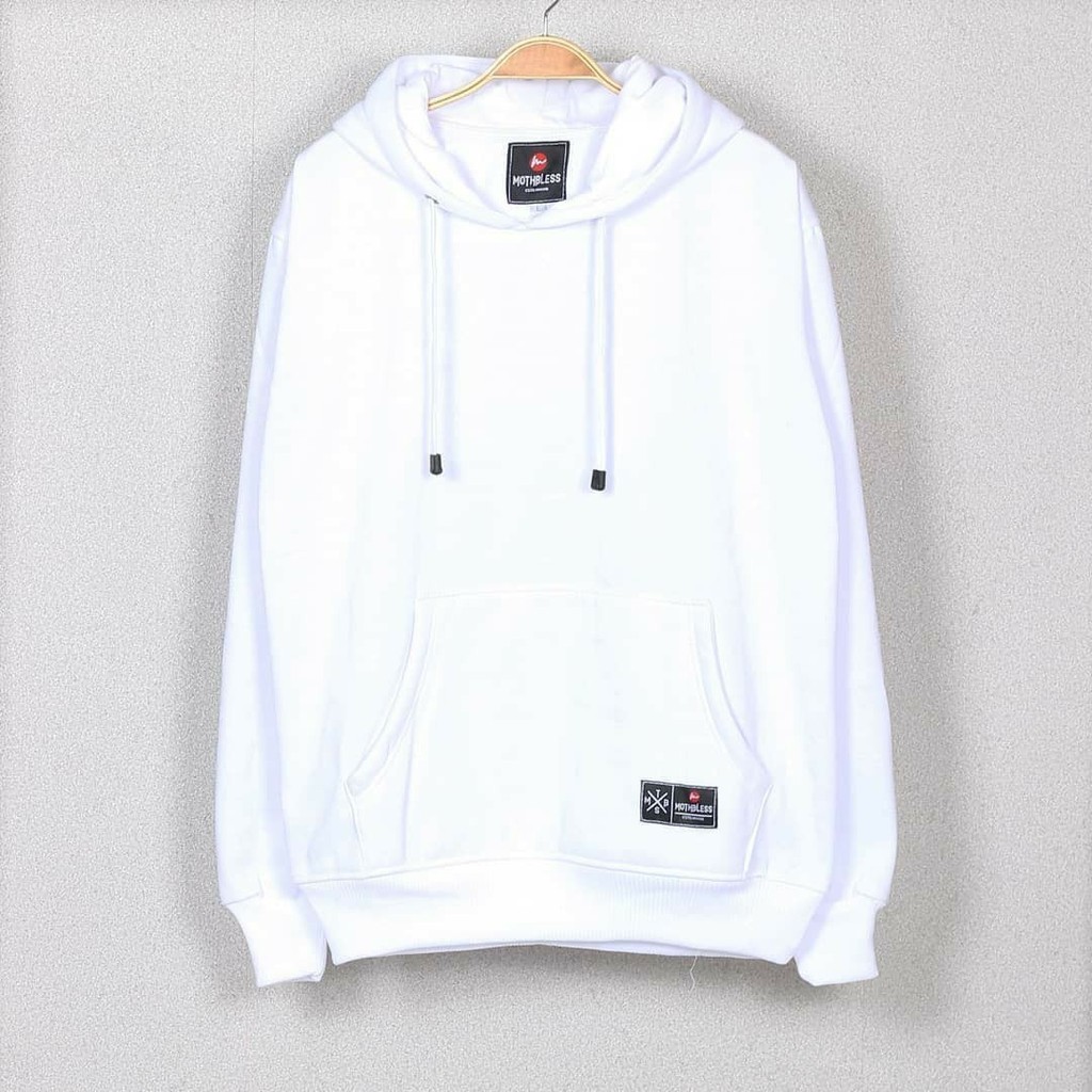 Jaket Hoodie OBLONG – White Edition Trendy Casual  Unisex Good Brand Quality Stylish