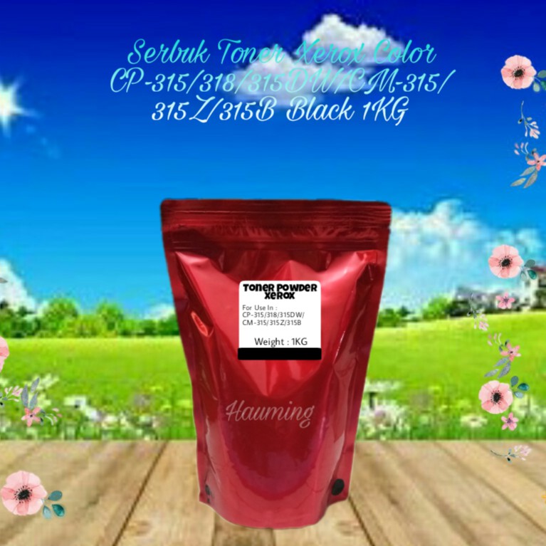 Serbuk Toner Xerox CP315 CP318 CM315 CP315DW CM315B CM315Z CP-315 318 CM-315 Black 1kg