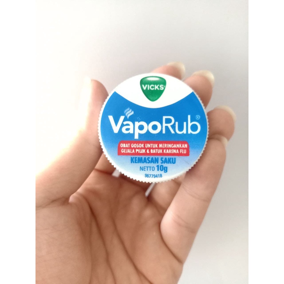 Vicks Vaporub 10g - Balsem Obat Gosok Pilek Batuk Hidung Tersumbat Flu-3