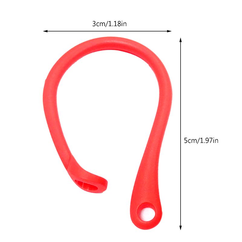 Cre 1 Pasang Strap Silikon Lembut Kait Telinga Anti Hilang / Jatuh Untuk Airpods Pro