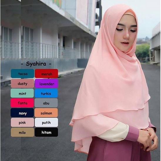 jilbab hijab khimar syahira