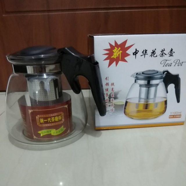 Top100 - Teko Teh - Teko Kopi - Teko Saringan - Tea Pot Kaca