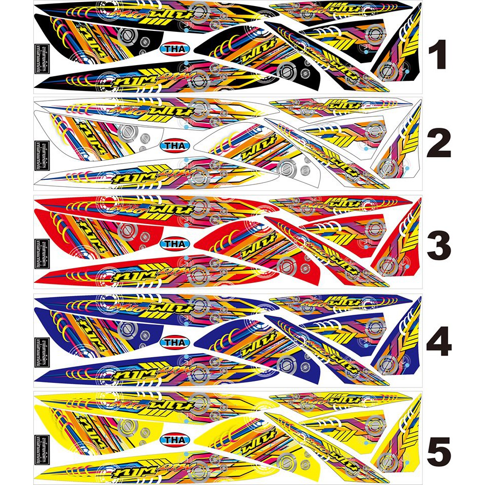 STRIPING VARIASI MIO GT MIO J THAILAND STICKER