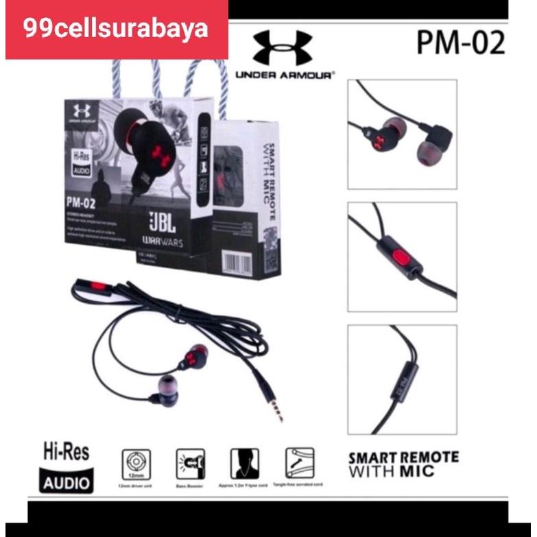 headset PM02 handsfree PM-02 Earphone high Quality Mega bass