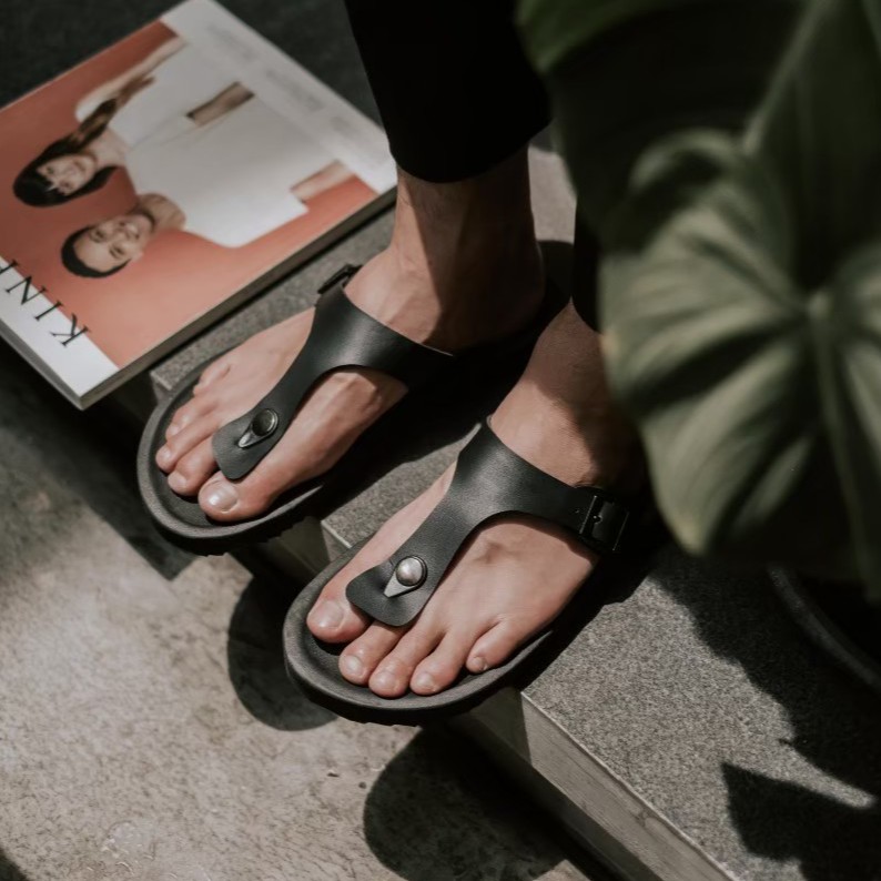 Dream Series | Original Sendal Jepit Kulit Santai Kasual Pria Cowok Sandal Footwear | FORIND x Joey