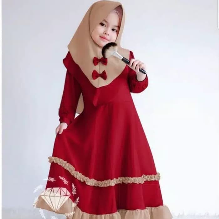 GAMIS ANAK PEREMPUAN UMUR 1-2 TAHUN FIRZA KIDS MURAH