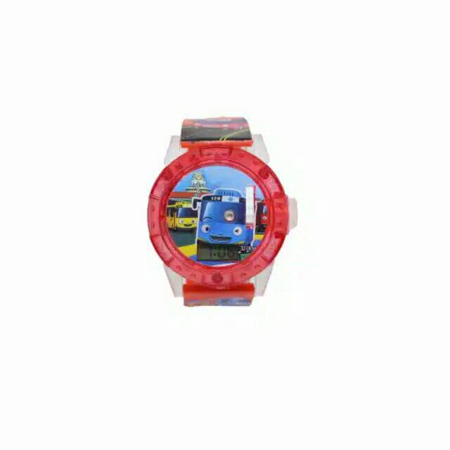 Jam Tangan Anak&quot; Laser Tayo Rubber(Dikirim Dari Jakarta)