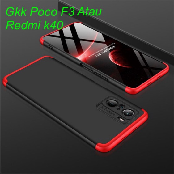 Redmi K40 Hard Case Gkk Full Protection 360 Original