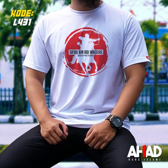 Kaos Islami Ahad-Sa'ad bin abi waqors L429