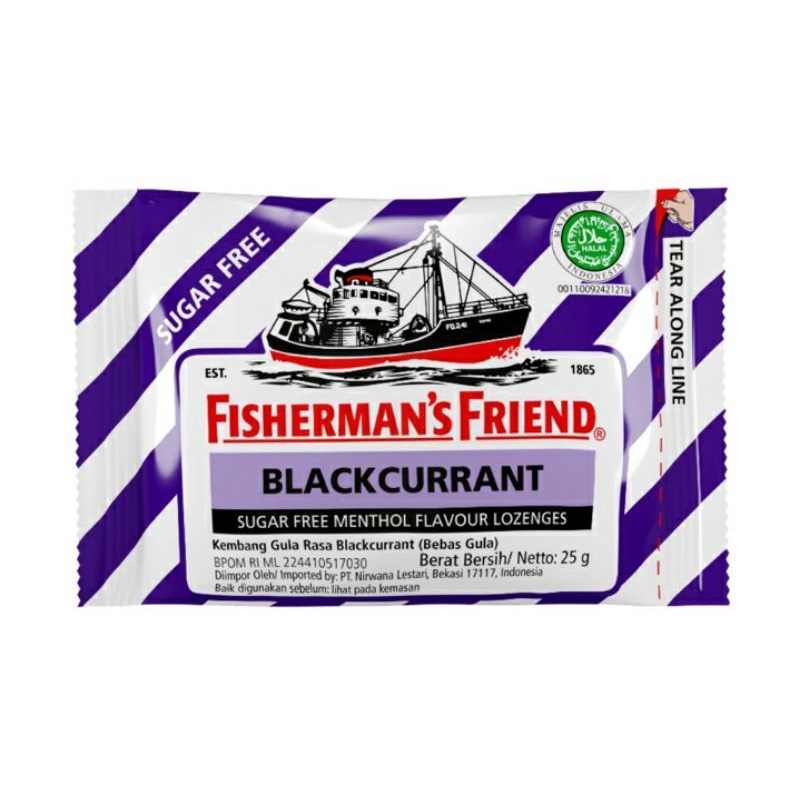 

Fisherman's Friend permen rasa Blackcurrant 25g