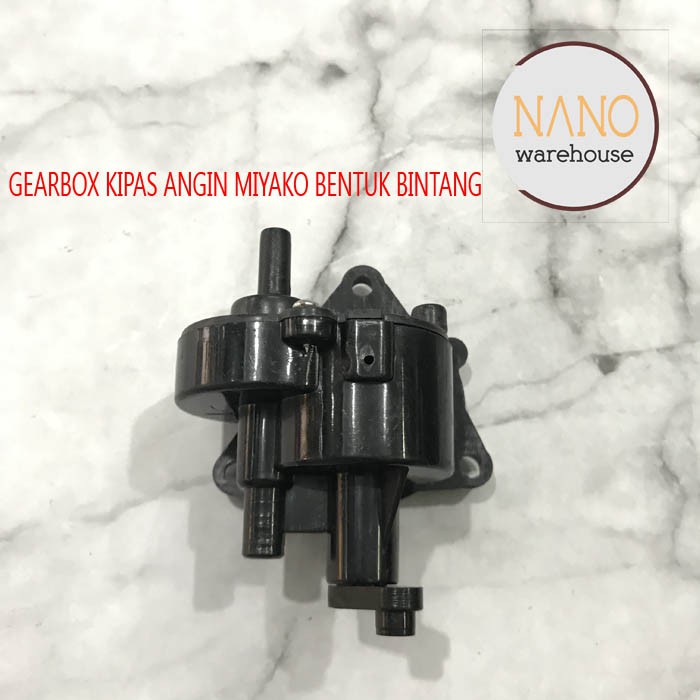 Gear Box Kipas Angin Miyako Cosmos National Bintang / Gearbox Gear bok Kipas Miyako RRT