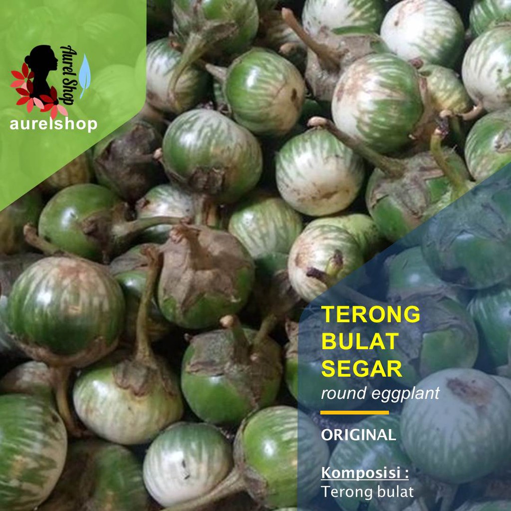 

Terong Bulat Segar kemasan 1 kg