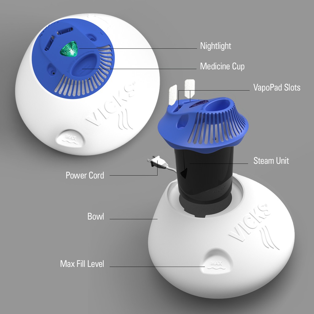 Vicks Warm Steam Vaporizer - Steam Therampy