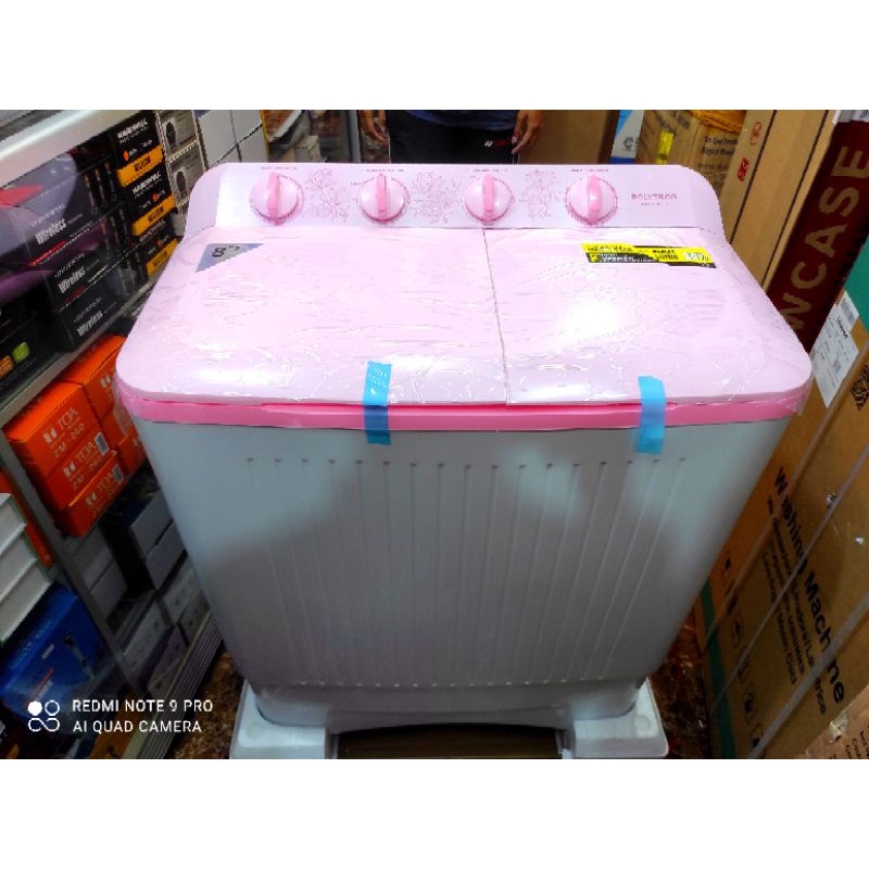 mesin cuci polytron 8 kg 2 tabung/mesin cuci polytron 8073