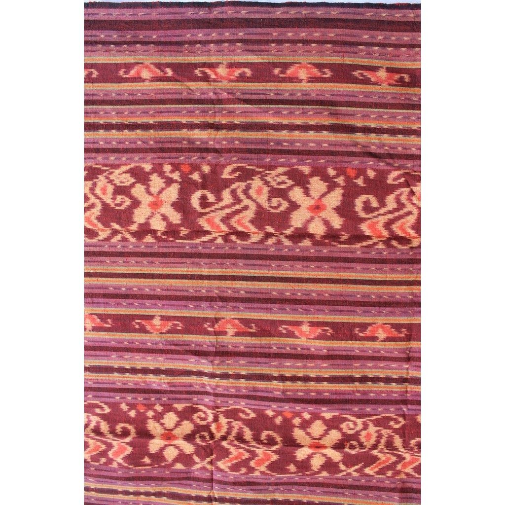 Kain Tenun Blanket Jepara (3 varian warna: Orange, Kuning, Ungu)