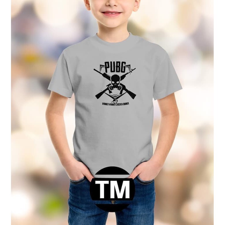 KAOS ANAK PUBG TENGKORAK TSHIRT