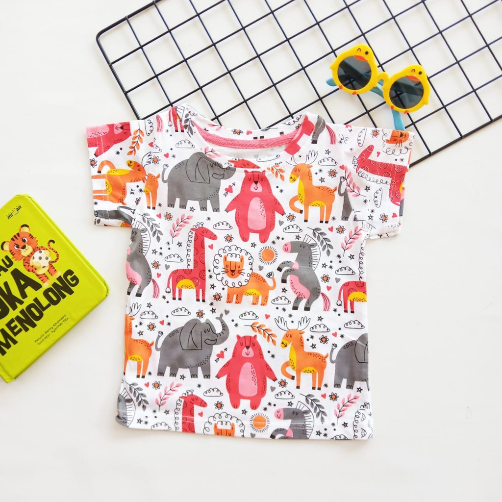  BAJU  ATASAN ANAK  FULL  MOTIF BAJU ANAK FULL PRINT  MOTIF 