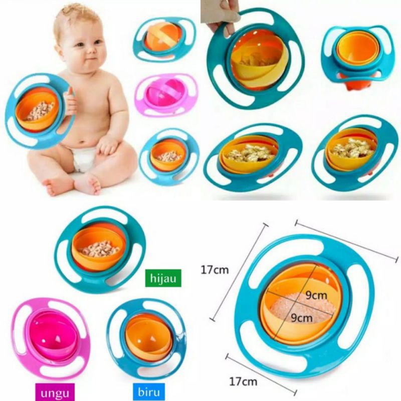 Mangkok bayi anti tumpah
