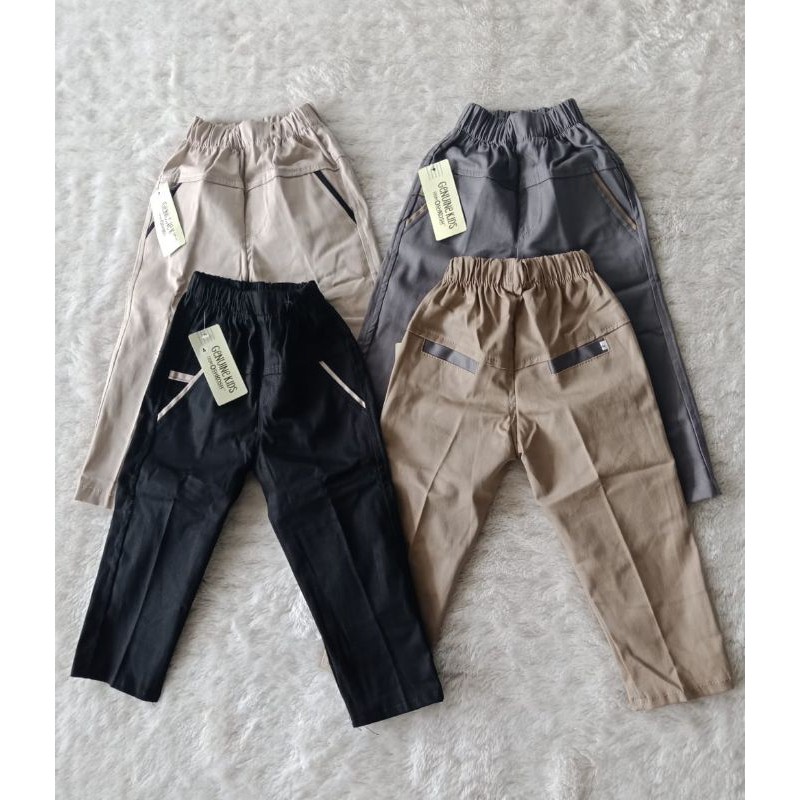 Celana chino Anak Panjang 1 - 10 Tahun Stretch