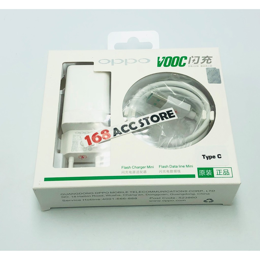 CHARGER OPPO TYPE C VOOC / CHARGER OPPO VOOC TYPE C FAST CHARGING ORI