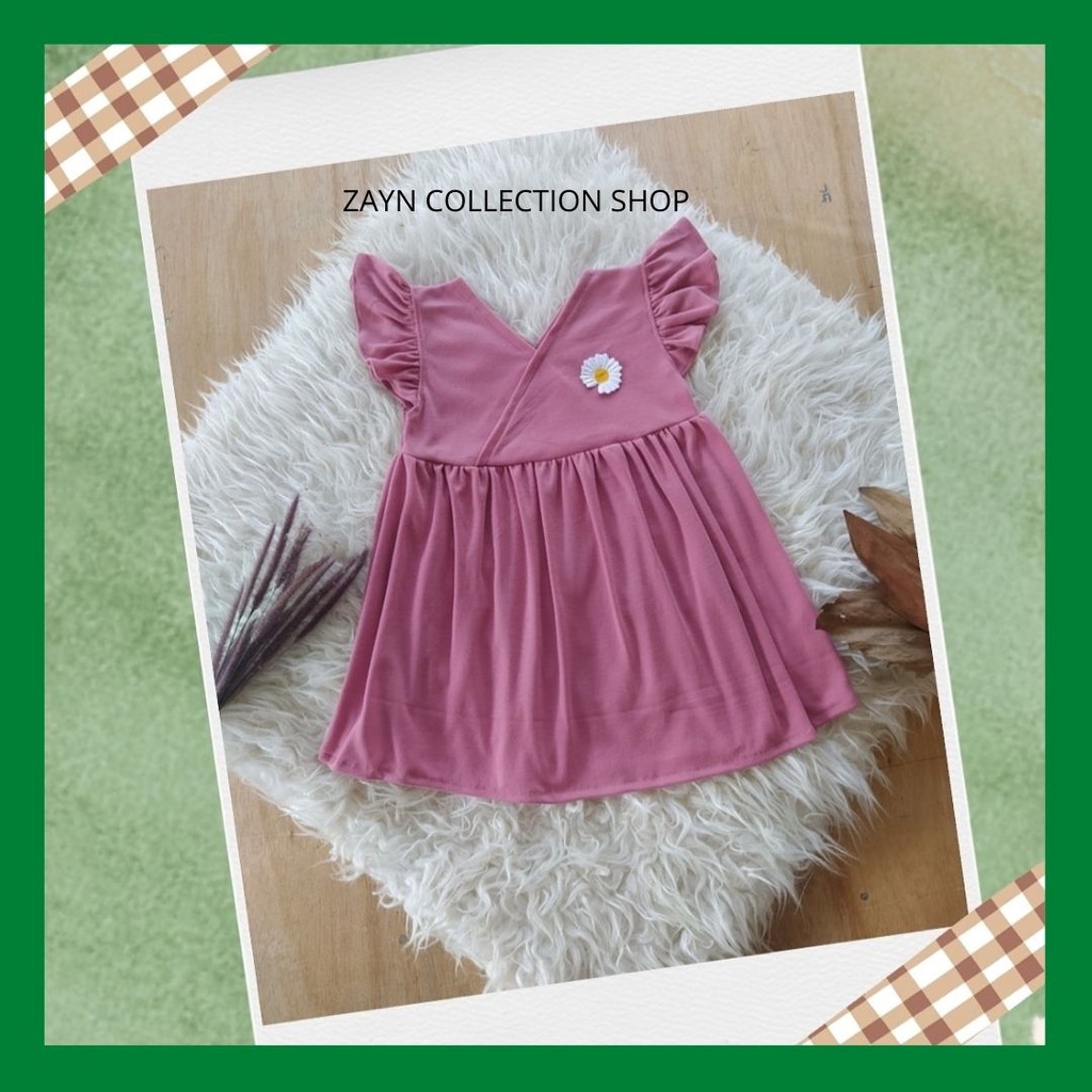 Dress Anak Bayi Perempuan Pakaian Harian Cewek