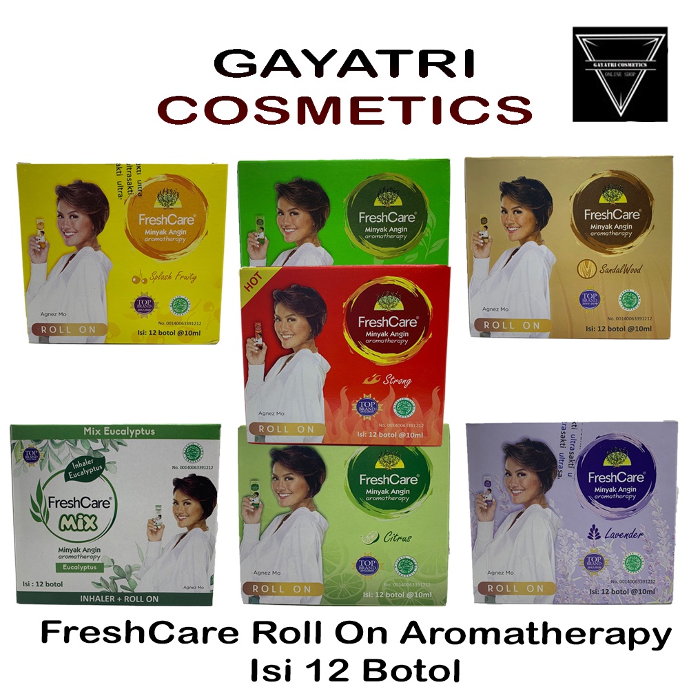 Freshcare Aromatherapy Roll On 10ml - 1box Isi 12 Biji