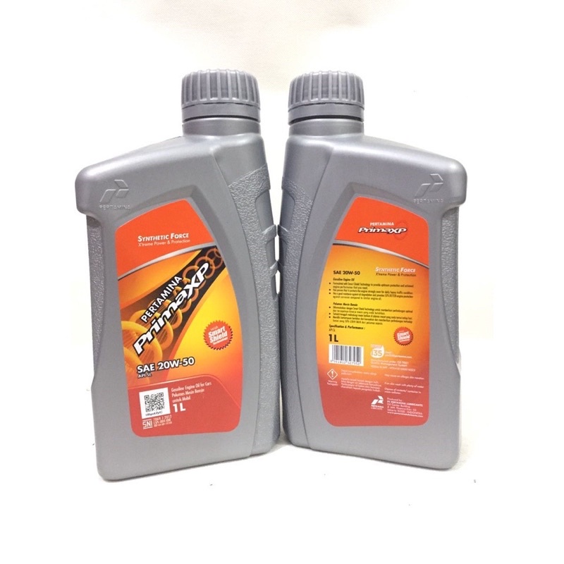 OLI PERTAMINA PRIMA XP SAE 20W-50 1 LITER ORIGINAL