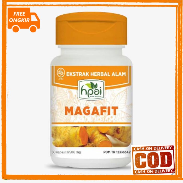 Bayar di Tempat Magafit HPAI Obat Maag Asam Lambung Herbal HNI HPAI Ready Stok