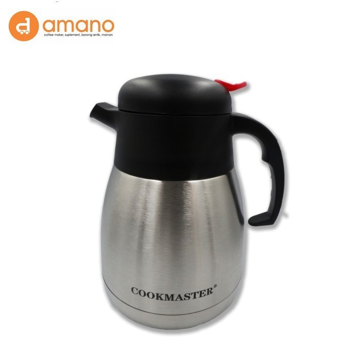 THERMOS KOPI COOKMASTER COFFEE POT TEKO TEH TERMOS STAINLESS 1200 ML