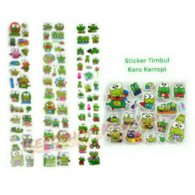 

Keroshop Keroppi Stiker Timbul Kecil