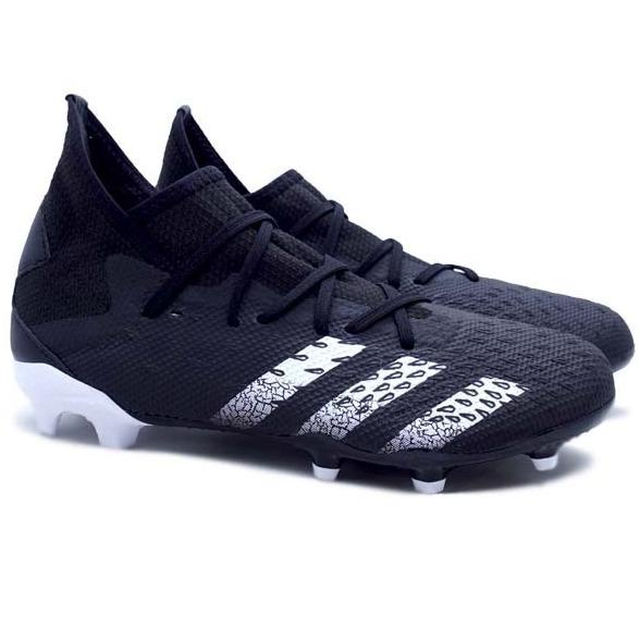 Sepatu Bola Adidas Predator Freak.3 FG - Cblack/Ftwwht/Cblack
