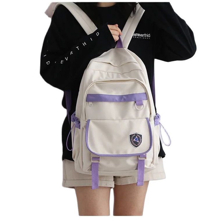 WRD concept Tas Populer 2021 Ransel Perempuan Kekinian Tas Punggung Sekolah Wanita SD SMP SMA SMK De