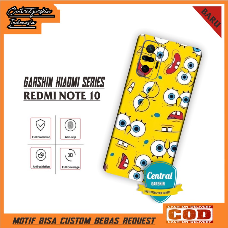 Garskin Redmi Note 10 / 10e Fullbody - Spongebob 02