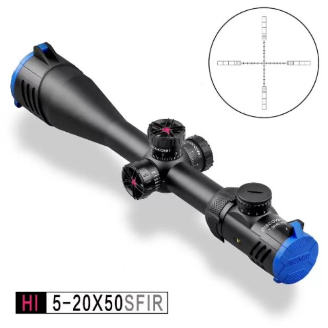 Telescope Discovery HI 5-25X50 SF Tube 30 Reticle Glass Riflescope Hunting - Teleskop Discovery