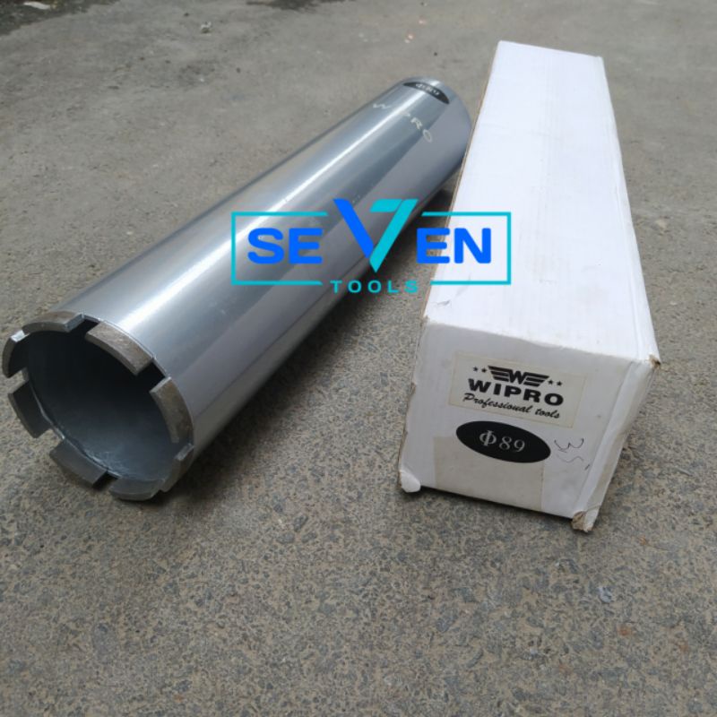 WIPRO mata coring 2,5 inch mata bor pelubang beton aspal drat kasar diamond core 2,5 inch