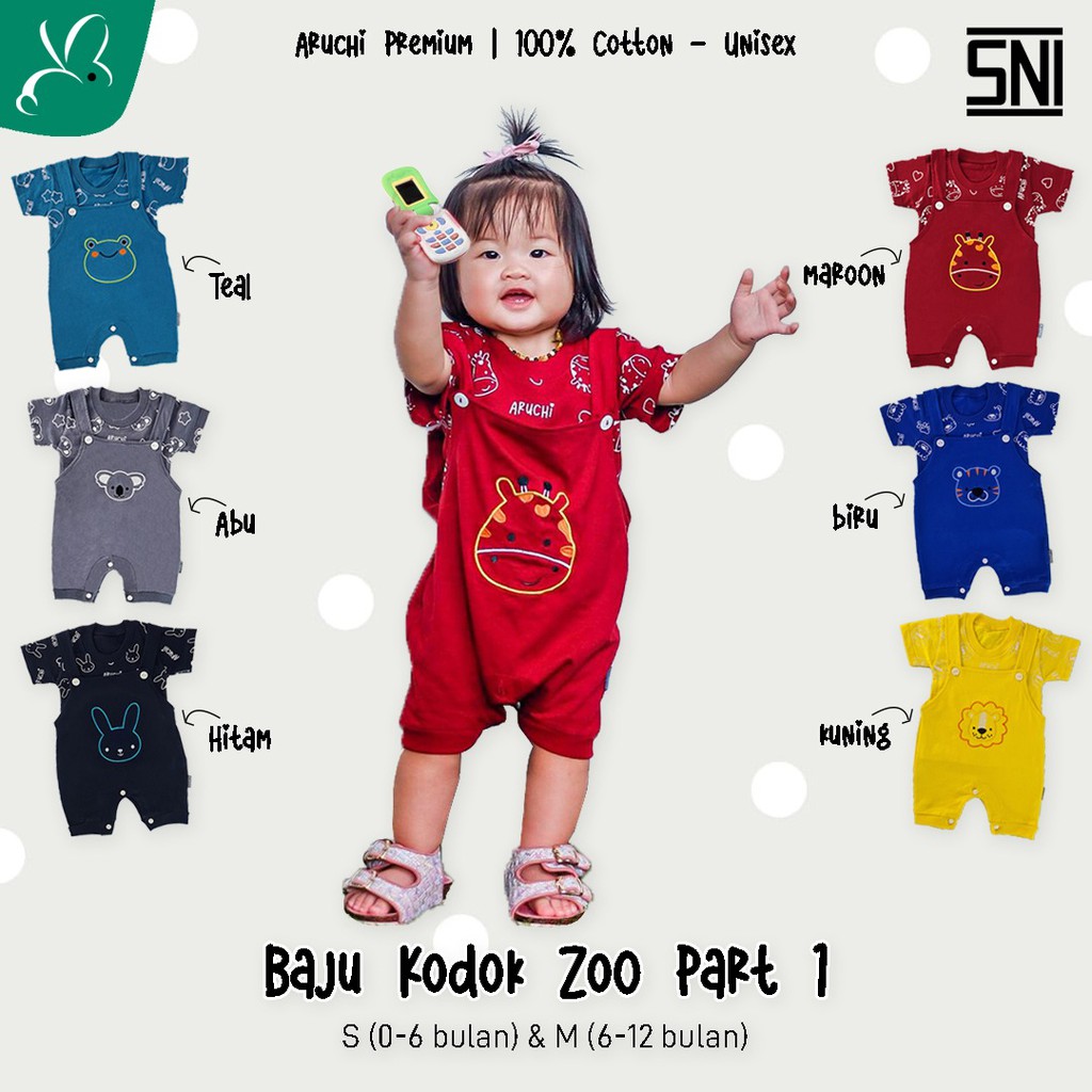 ARUCHI SETELAN BAJU KODOK ZOO