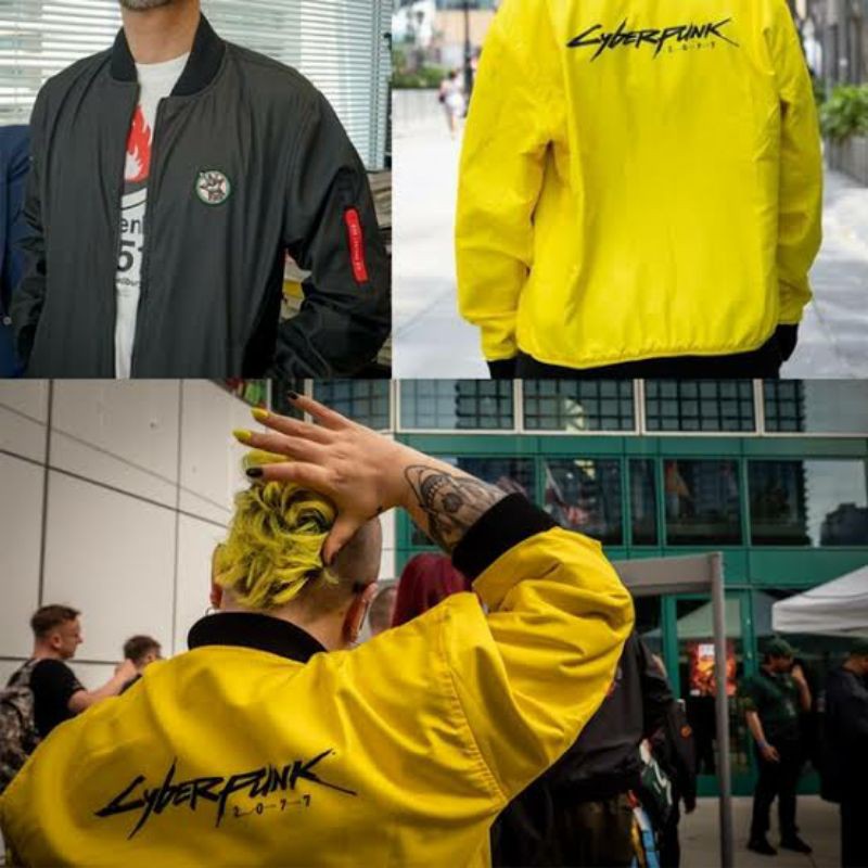 JACKET CYBERPUNK 2077 BOMBER ARMY