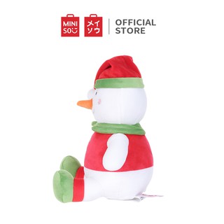 Miniso Official Boneka Manusia Salju Snowman Doll Natal 