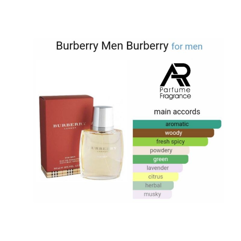 ARparfum - BURBERRY MAN - BEST SELLER for MAN !! 99% Aroma Original,Lembut dan Tahan lama