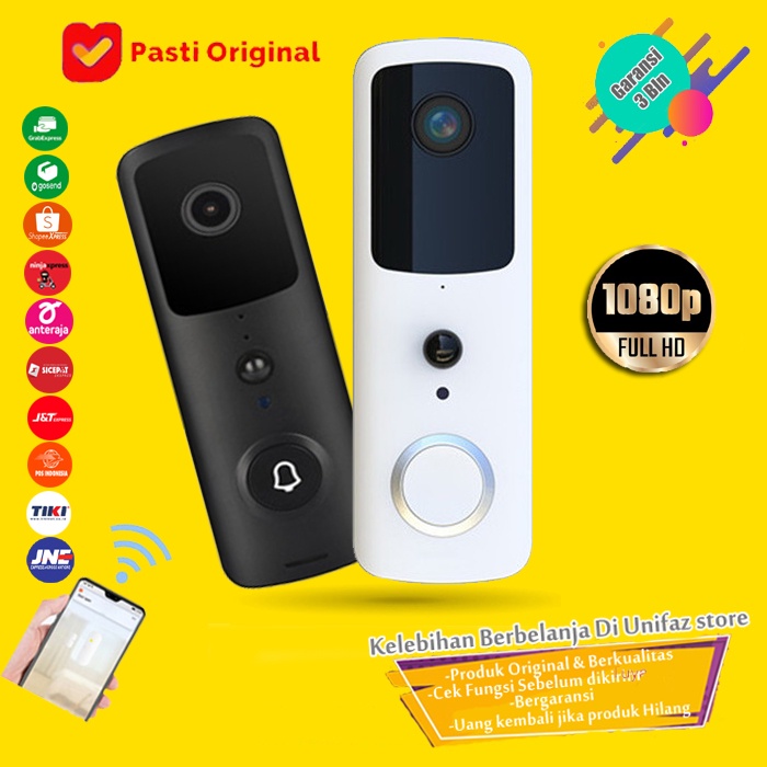 Bell Original Kamera / Bell rumah / Bell wireless / Bel rumah wireless / Bell rumah / Bell camera wi