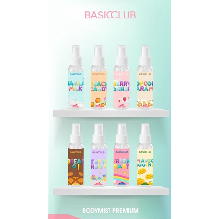 ( DISTRI ) BODYMIST BASICCLUB 100 ML BPOM