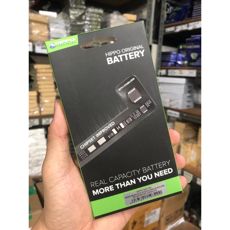 Hippo Baterai Xiaomi Redmi Note 5 | Redmi Note 5 Pro | Redmi Note 6 Pro BN45 / BN48 4000mAh Original Premium Battery Batu Batere Batre Batrai Handphone Garansi Resmi