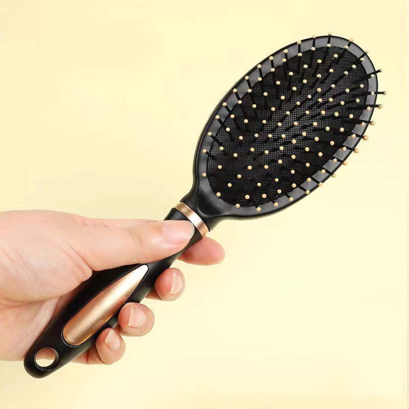 ED - SISIR RAMBUT ANTI KUSUT HITAM PREMIUM / SISIR ANTI KUSUT / SISIR PIJAT KESEHATAN PREMIUM QUALITY-4