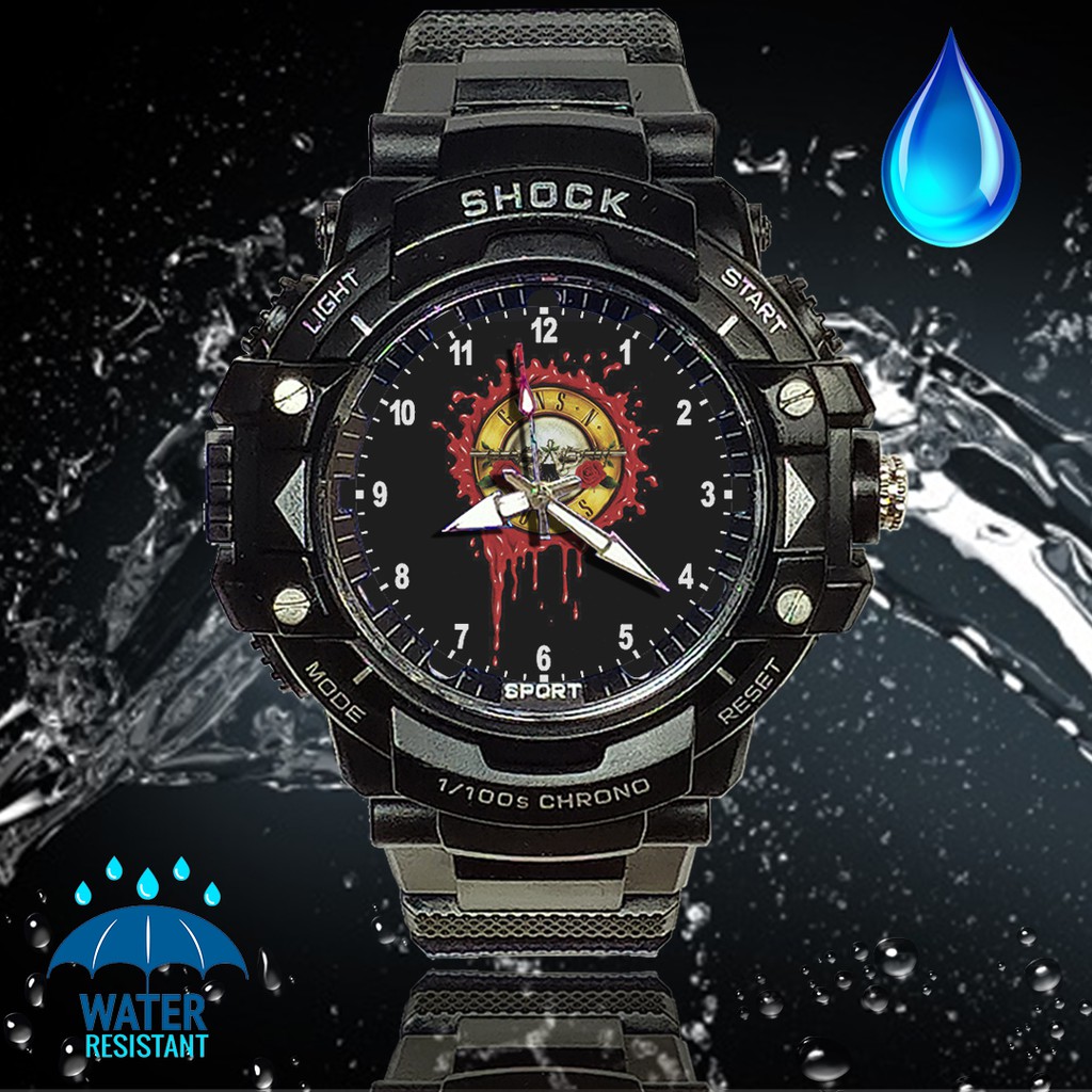 (JOS GANDOS BOS) Jam Tangan  GUNS N' ROSES - 11 (Exclusive)