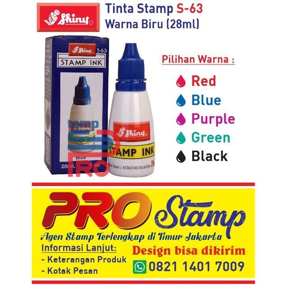 

Tinta Tinta Stempel Shiny 28Ml