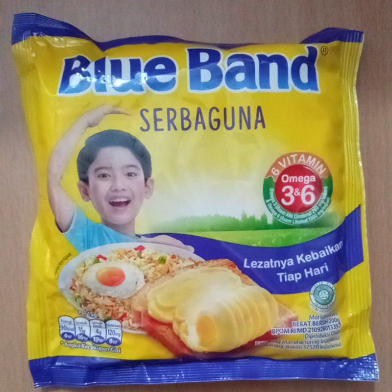 

BLUEBAND MARGARIN SERBAGUNA 200 GRAM / BLUE BAND SERBAGUNA